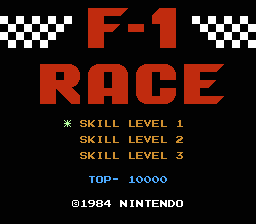 F-1 Race.png - игры формата nes
