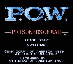 P.O.W. - Prisoners of war