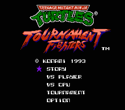 TMNT4 - Tournament fighters.png -   nes